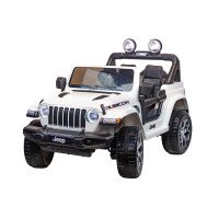 Детский электромобиль джип Jeep Rubicon DK-JWR555 Белый