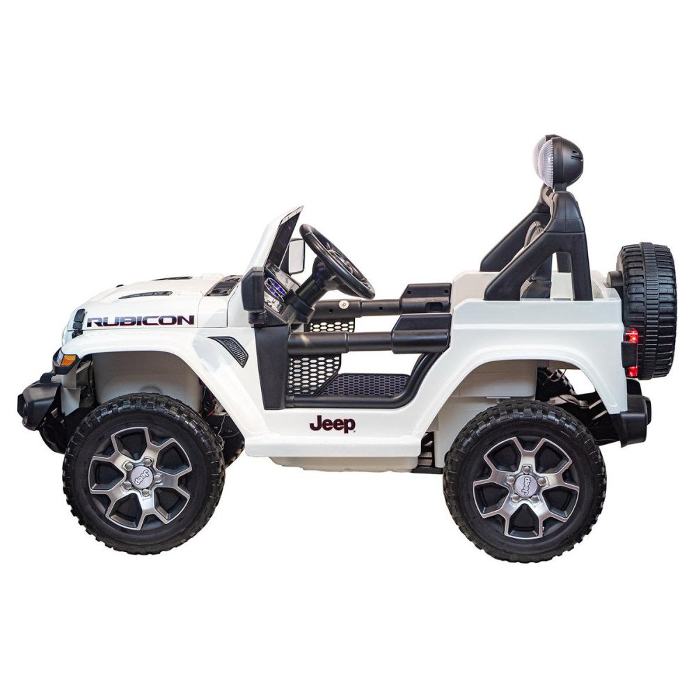 Детский электромобиль джип Jeep Rubicon DK-JWR555 Белый