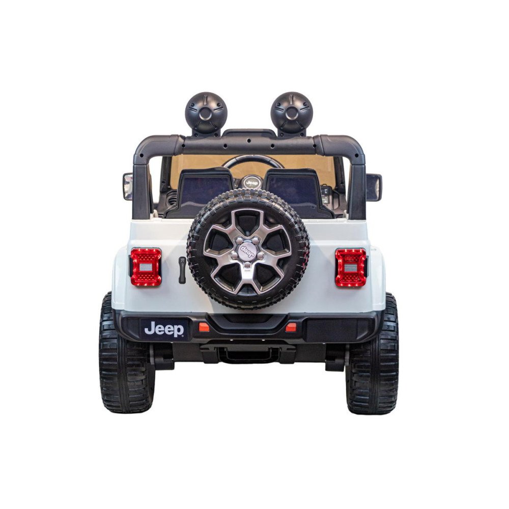 Детский электромобиль джип Jeep Rubicon DK-JWR555 Белый