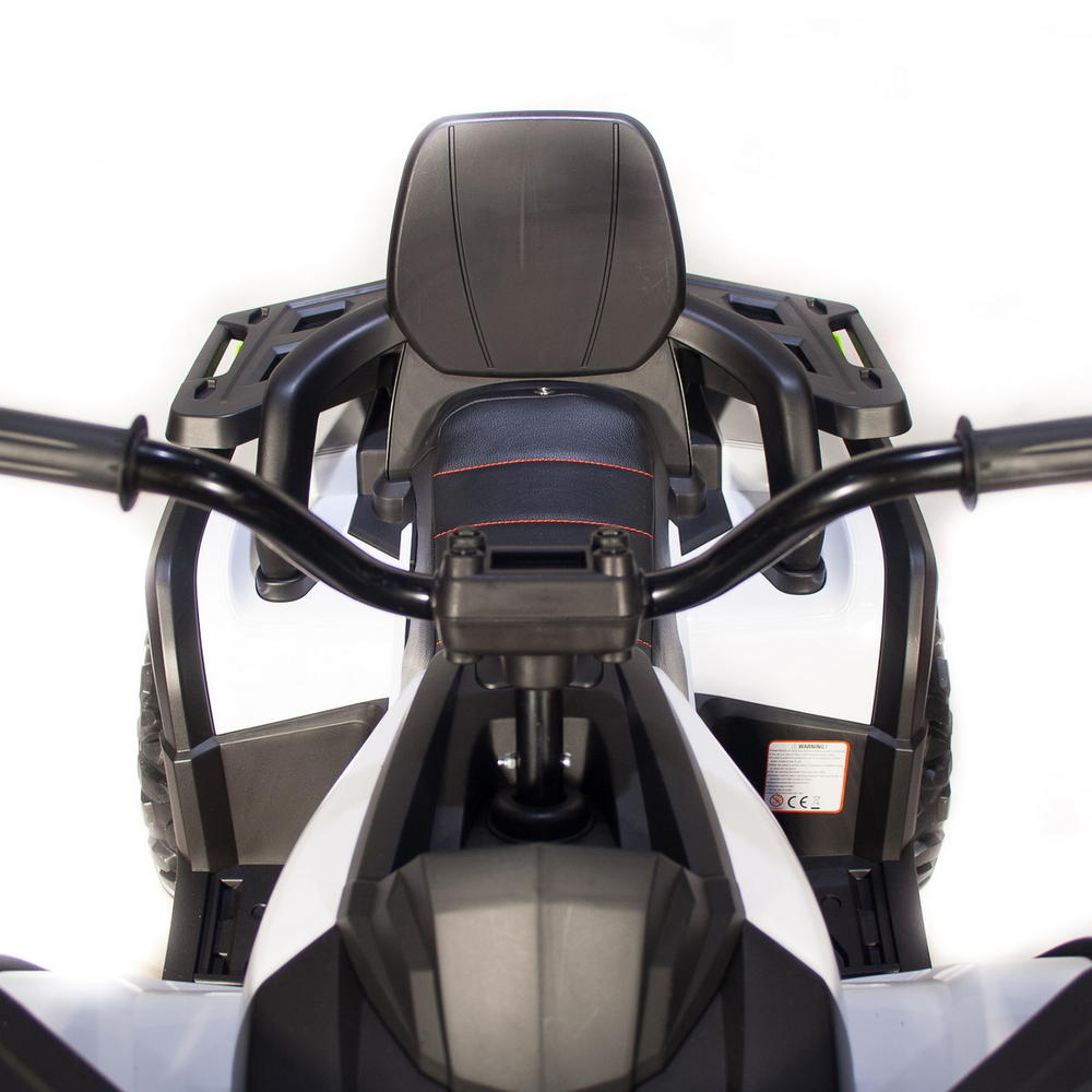 Детский квадроцикл Qwatro 4х4 XMX607 (Белый), полный привод, с пультом ДУ