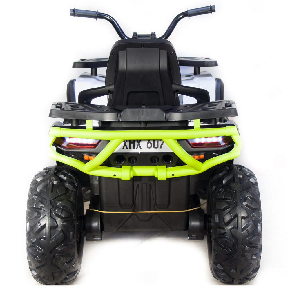 Детский квадроцикл Qwatro 4х4 XMX607 (Белый), полный привод, с пультом ДУ