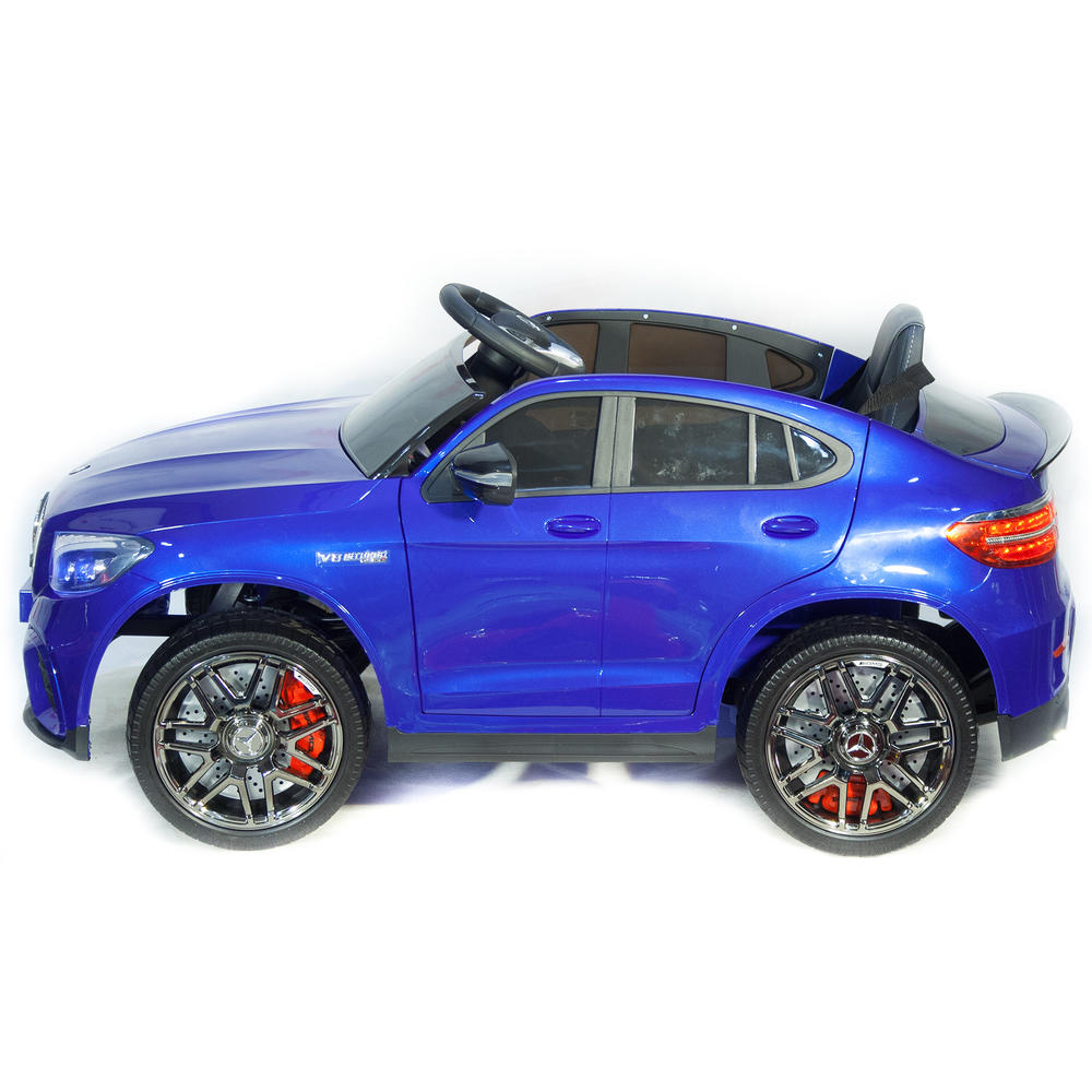 Детский электромобиль Mercedes Benz GLC 63S Coupe Синий краска
