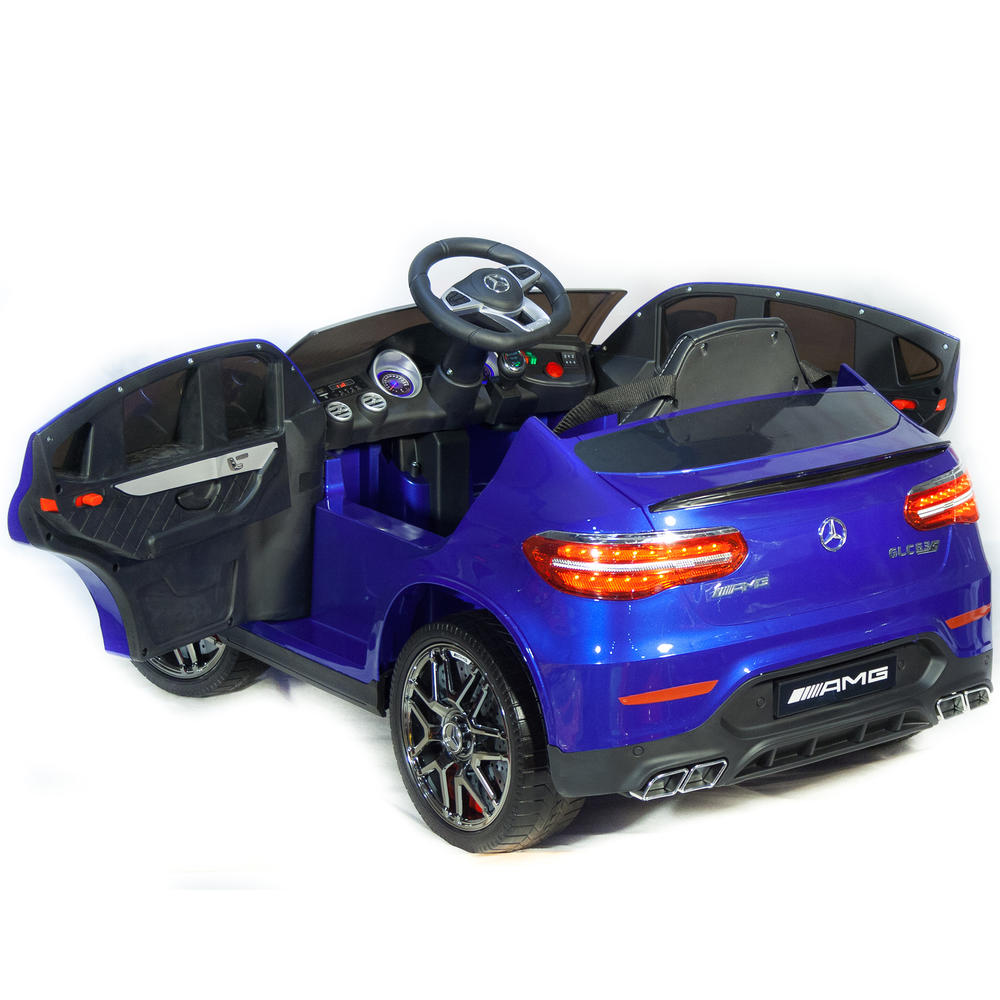 Детский электромобиль Mercedes Benz GLC 63S Coupe Синий краска