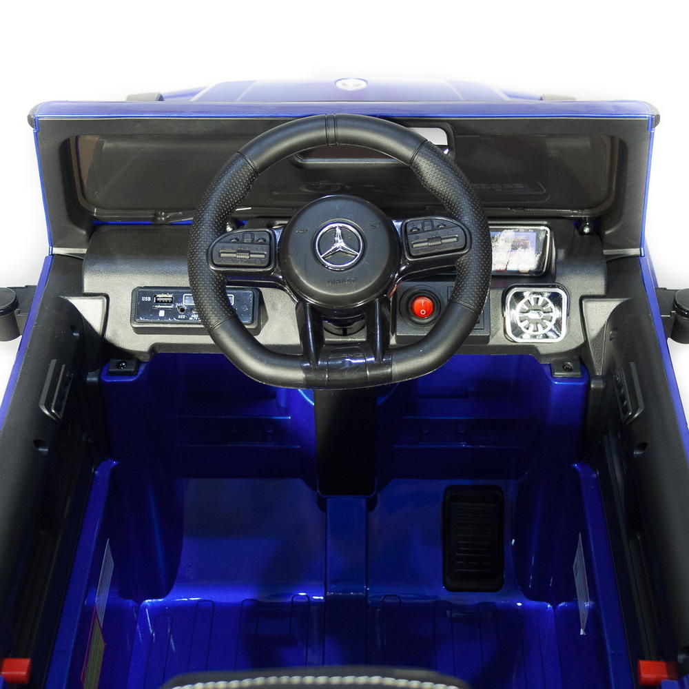 Детский электромобиль джип Mercedes Benz G63 Small BBH-0002 Синий краска
