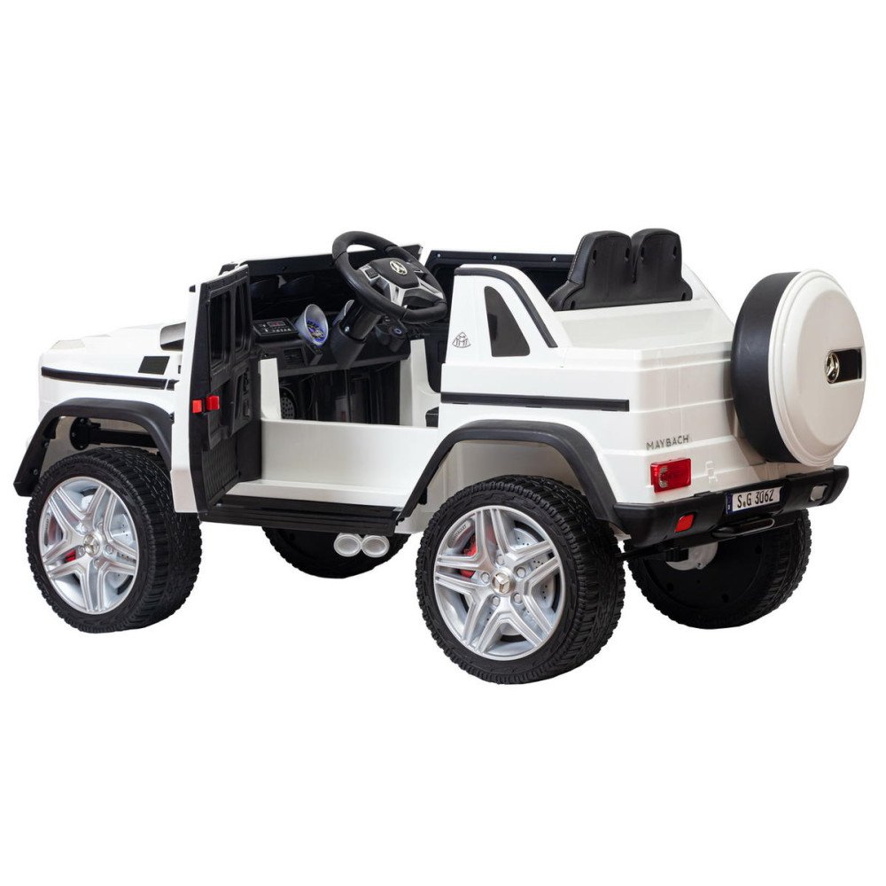 Электромобиль Mercedes Benz Maybach G 650 Белый, двухместный