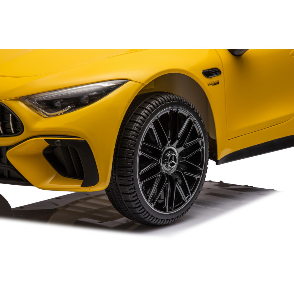 Электромобиль Mercedes Benz SL63 Желтый (краска)