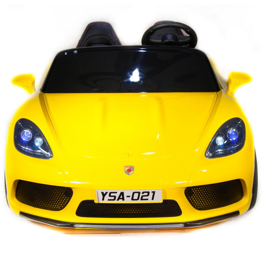 Детский электромобиль Porshe Cayman YSA021-24V (180 W) Желтый краска