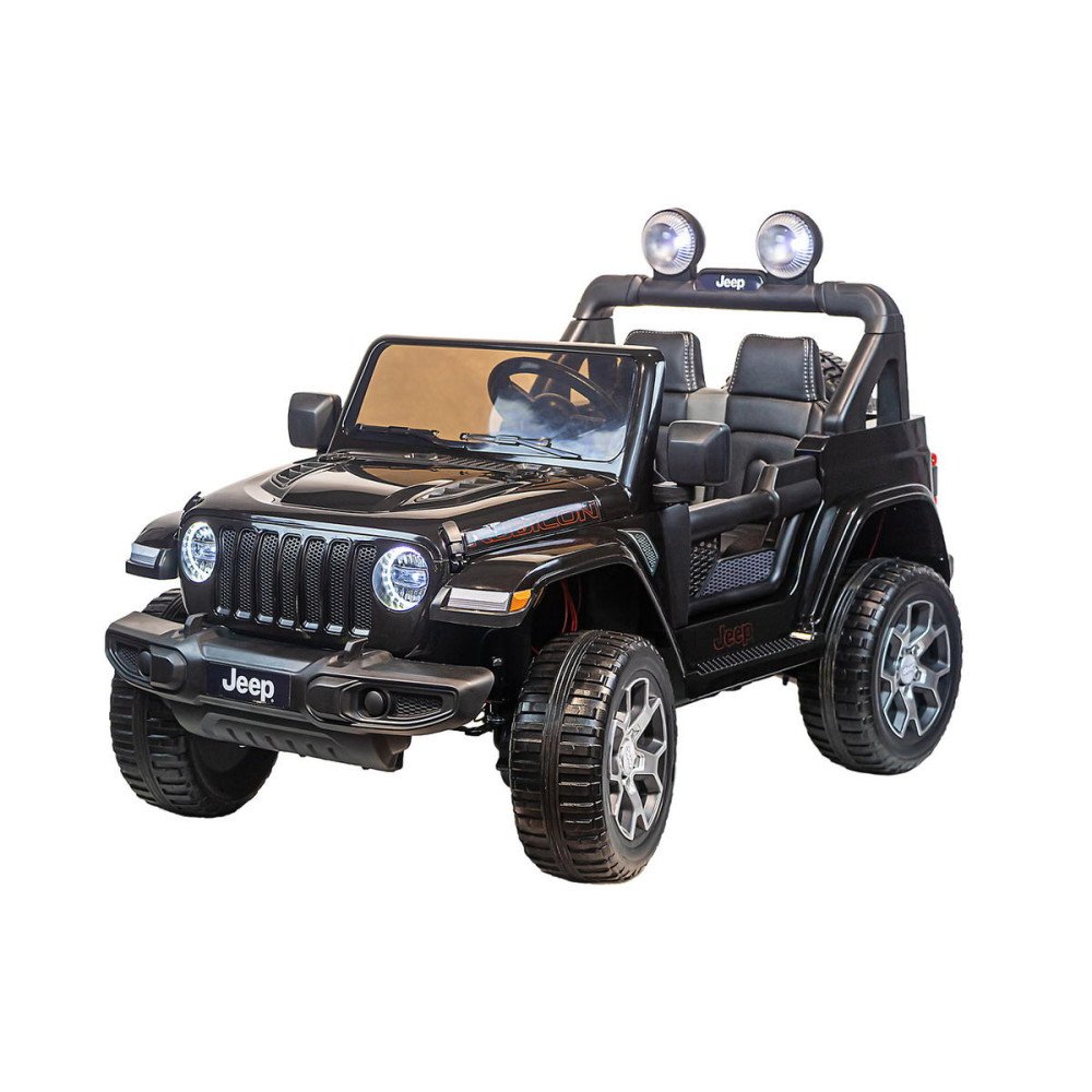 Детский электромобиль джип Jeep Rubicon DK-JWR555 Черный
