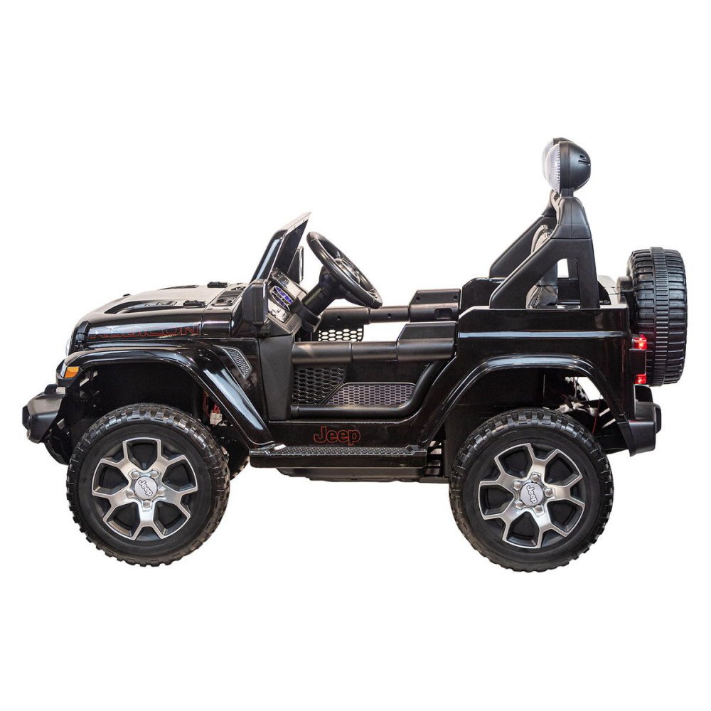 Детский электромобиль джип Jeep Rubicon DK-JWR555 Черный