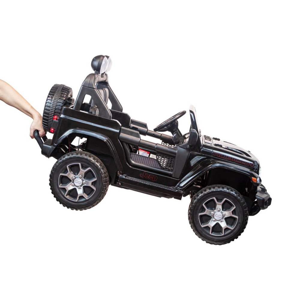 Детский электромобиль джип Jeep Rubicon DK-JWR555 Черный
