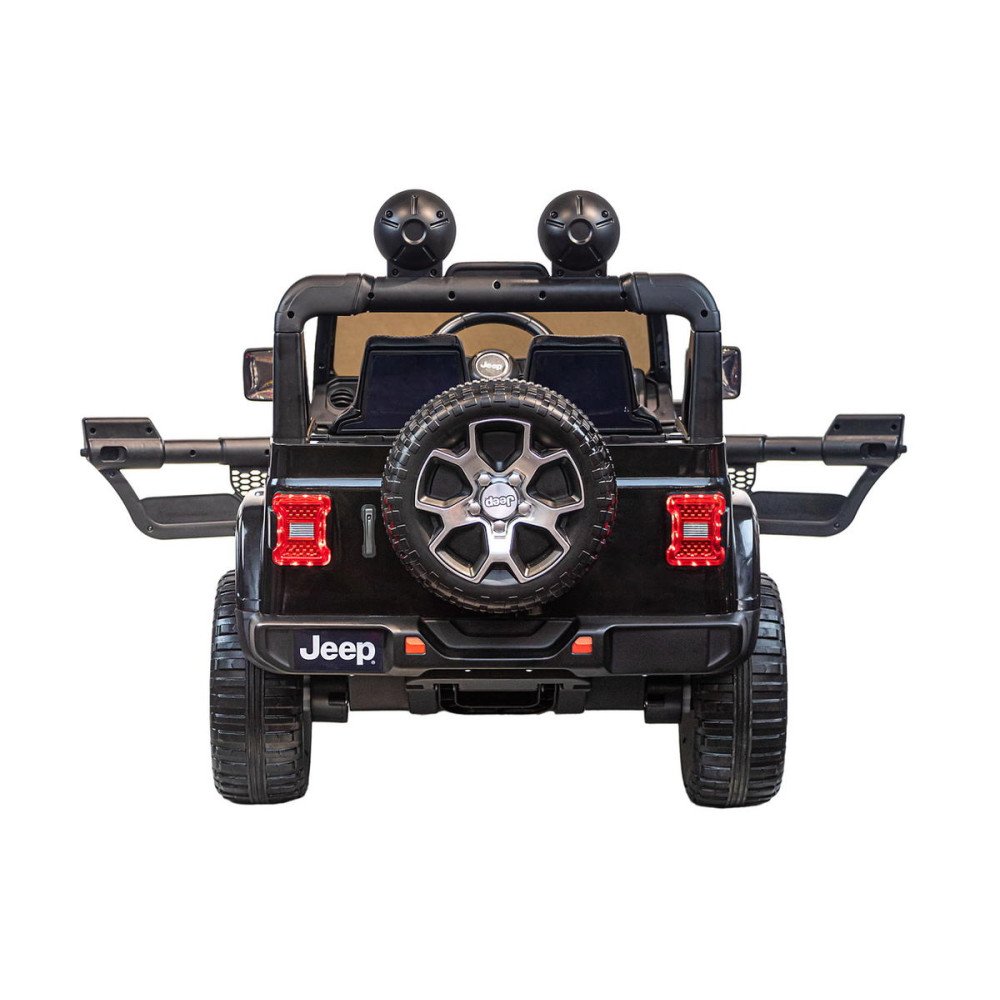 Детский электромобиль джип Jeep Rubicon DK-JWR555 Черный