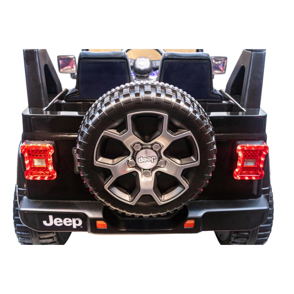Детский электромобиль джип Jeep Rubicon DK-JWR555 Черный