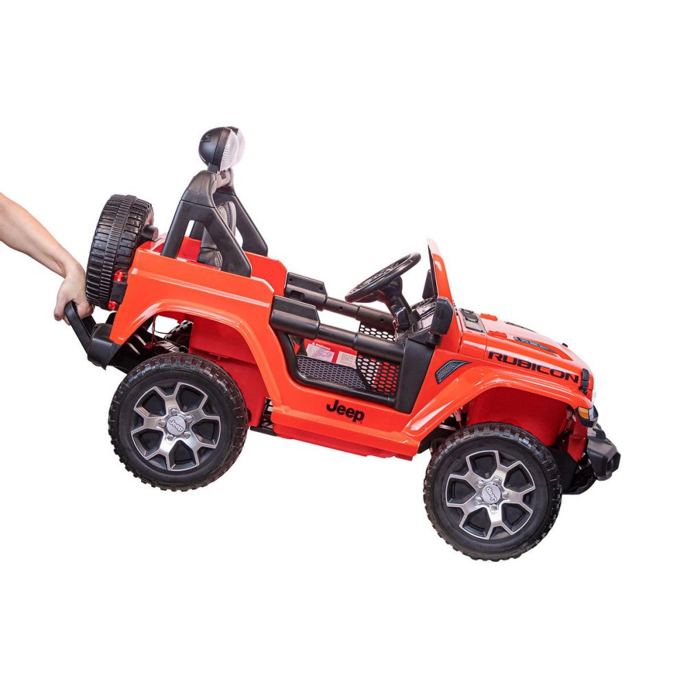 Детский электромобиль джип Jeep Rubicon DK-JWR555 Красный