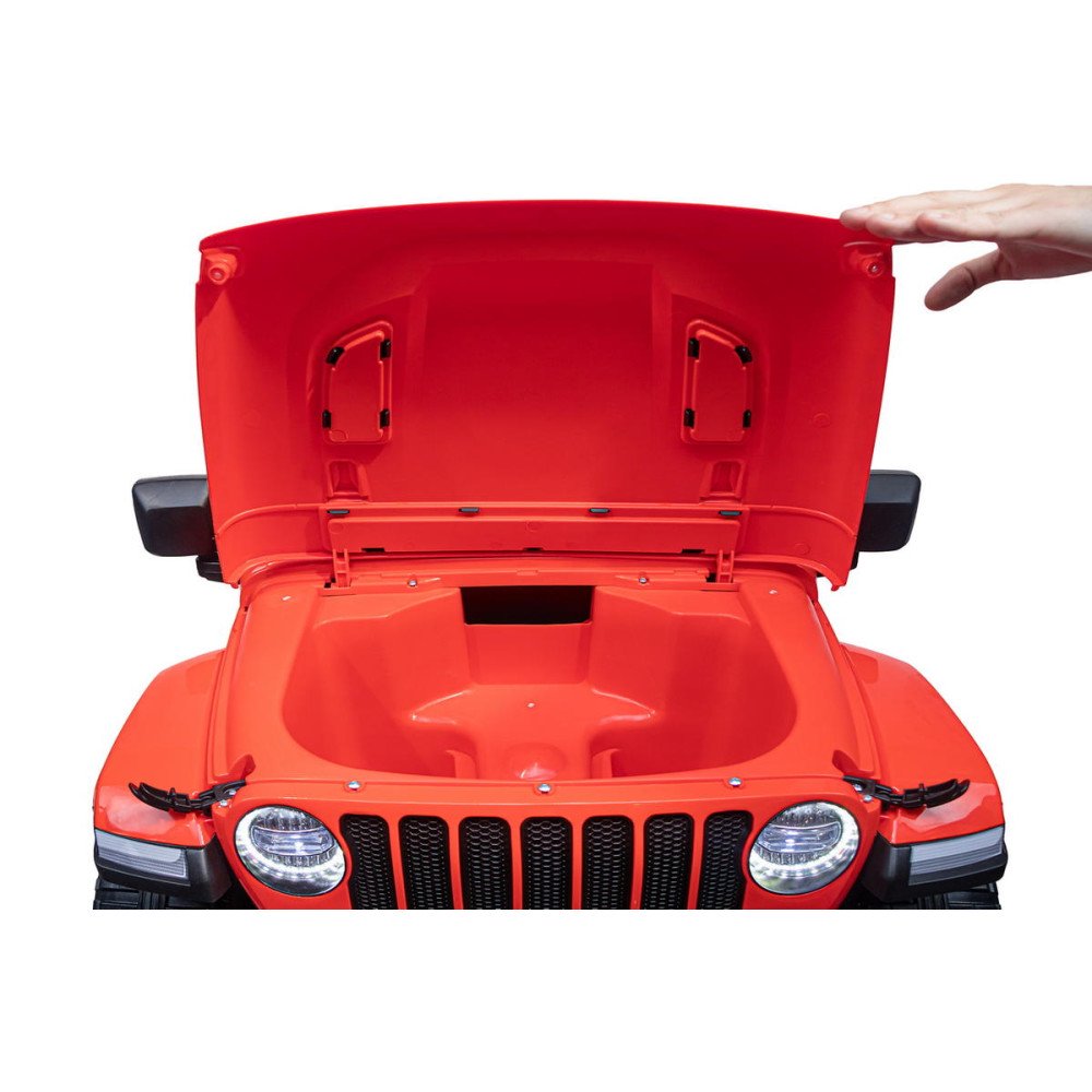 Детский электромобиль джип Jeep Rubicon DK-JWR555 Красный