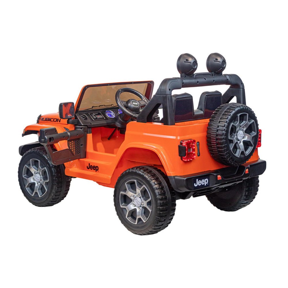 Детский электромобиль джип Jeep Rubicon DK-JWR555 Оранжевый