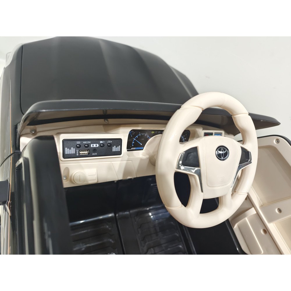 Детский электромобиль джип Toyota LC200 черный