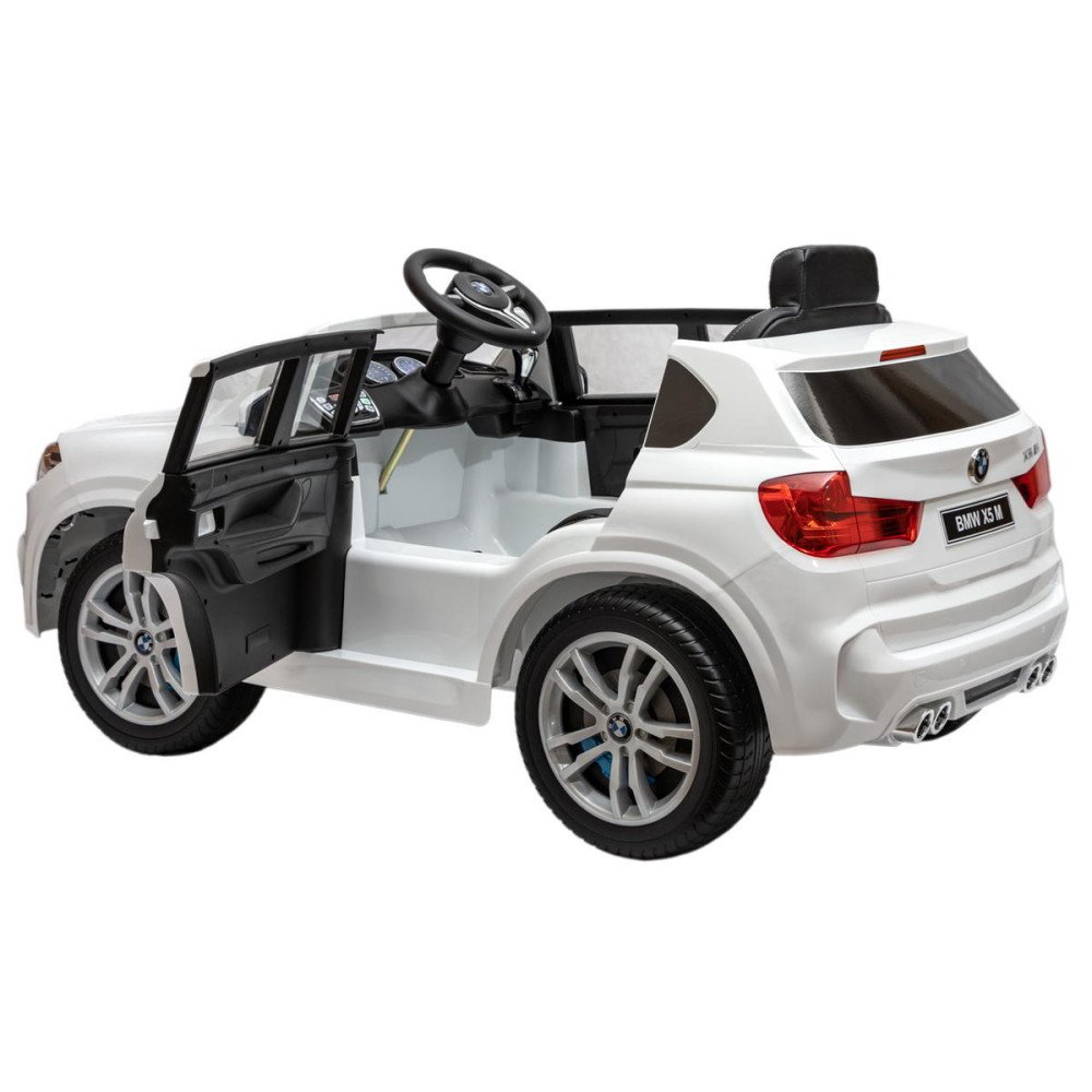 Детский электромобиль BMW X5M Белый, с пультом