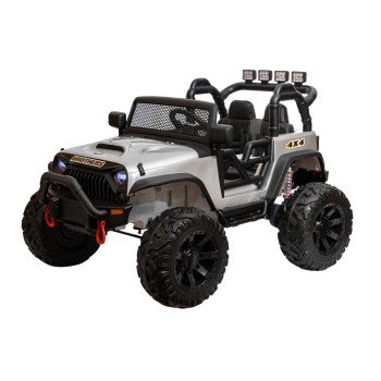 Детский электромобиль Jeep 24V JC666 Серебро краска