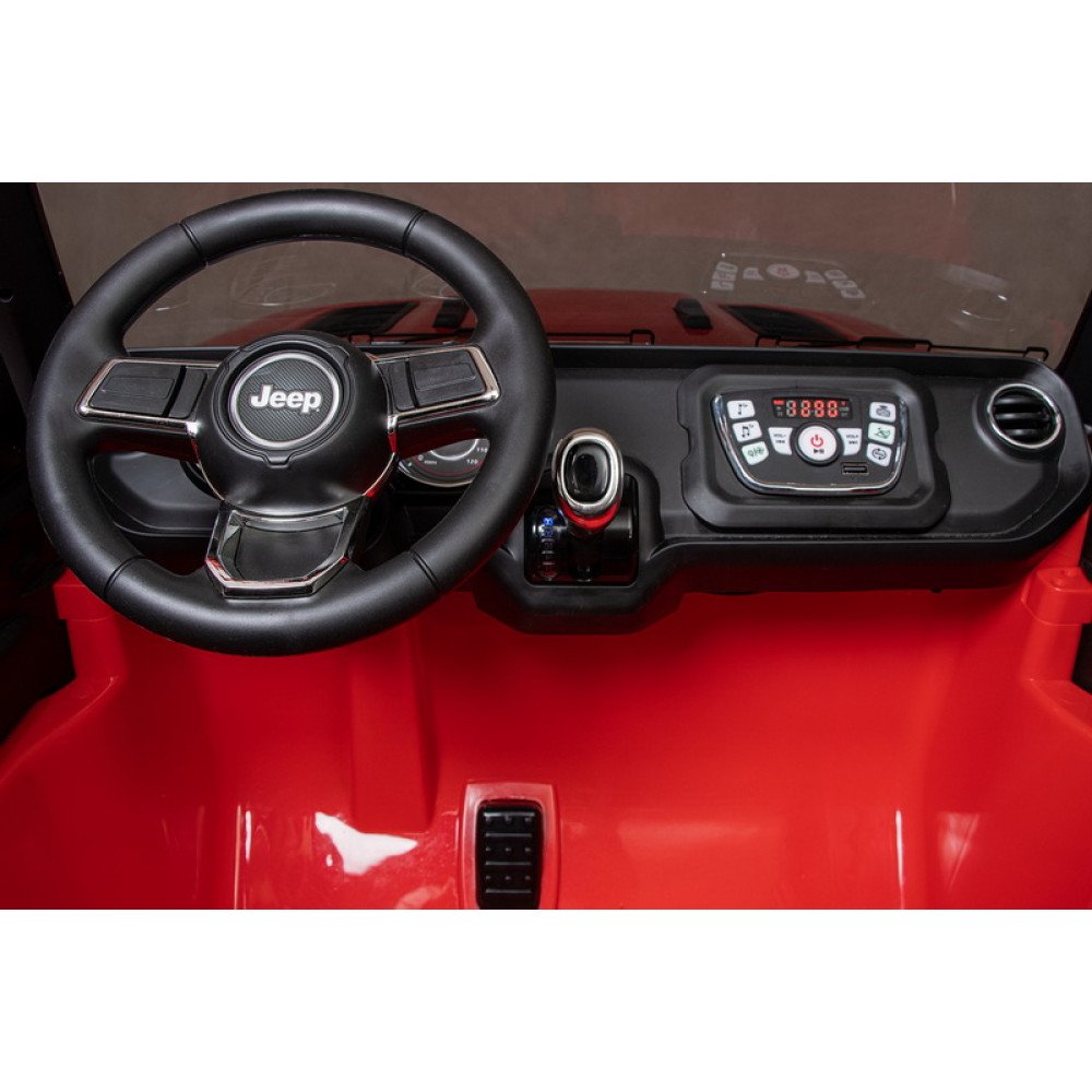 Детская машина Jeep Rubicon 6768R Красный