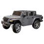 Детский электромобиль  Jeep Rubicon 6768R Серый, с пультом