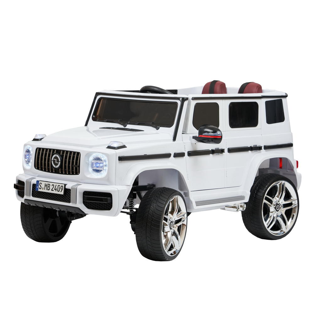 Детский электромобиль Mercedes Benz G63 (высокая дверь) Белый