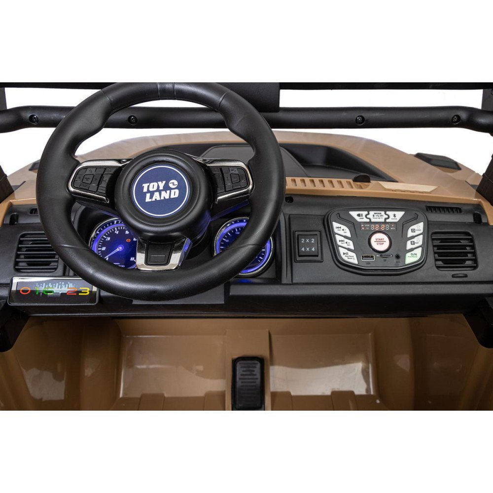 Детский электромобиль Jeep Big QLS 618 Песочный