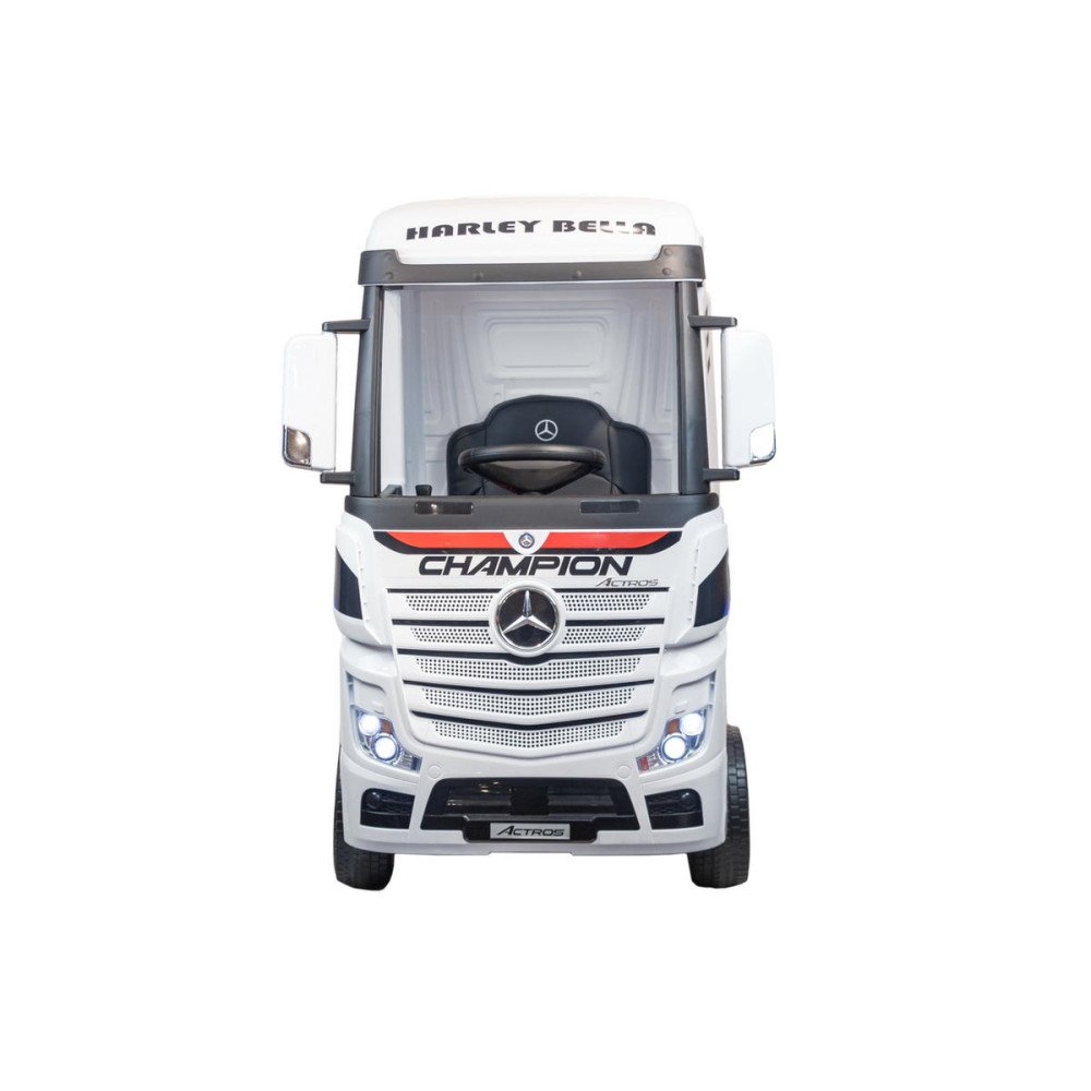 Детский электромобиль грузовик Truck HL358 белый, с крышей