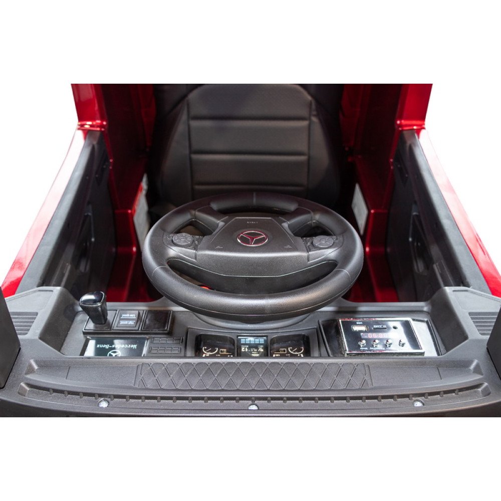 Детская машина грузовик Truck HL358 красный краска, с крышей