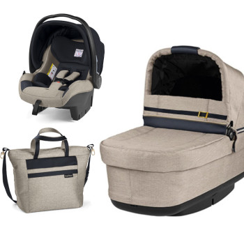 Комплект 2 в 1 Peg-Perego Book S Pop Up Luxe Ecru