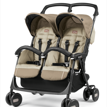 Коляска для двойни Peg-Perego Aria Shopper Twin Class Beige