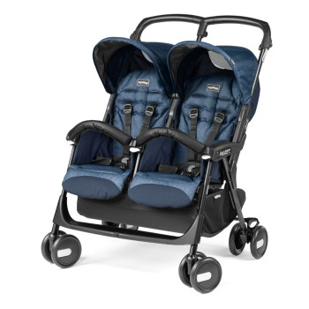 Коляска для двойни Peg-Perego Aria Shopper Twin Indigo