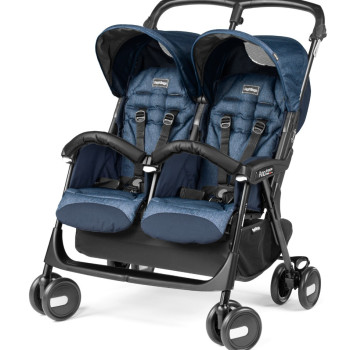 Коляска для двойни Peg-Perego Aria Shopper Twin Indigo