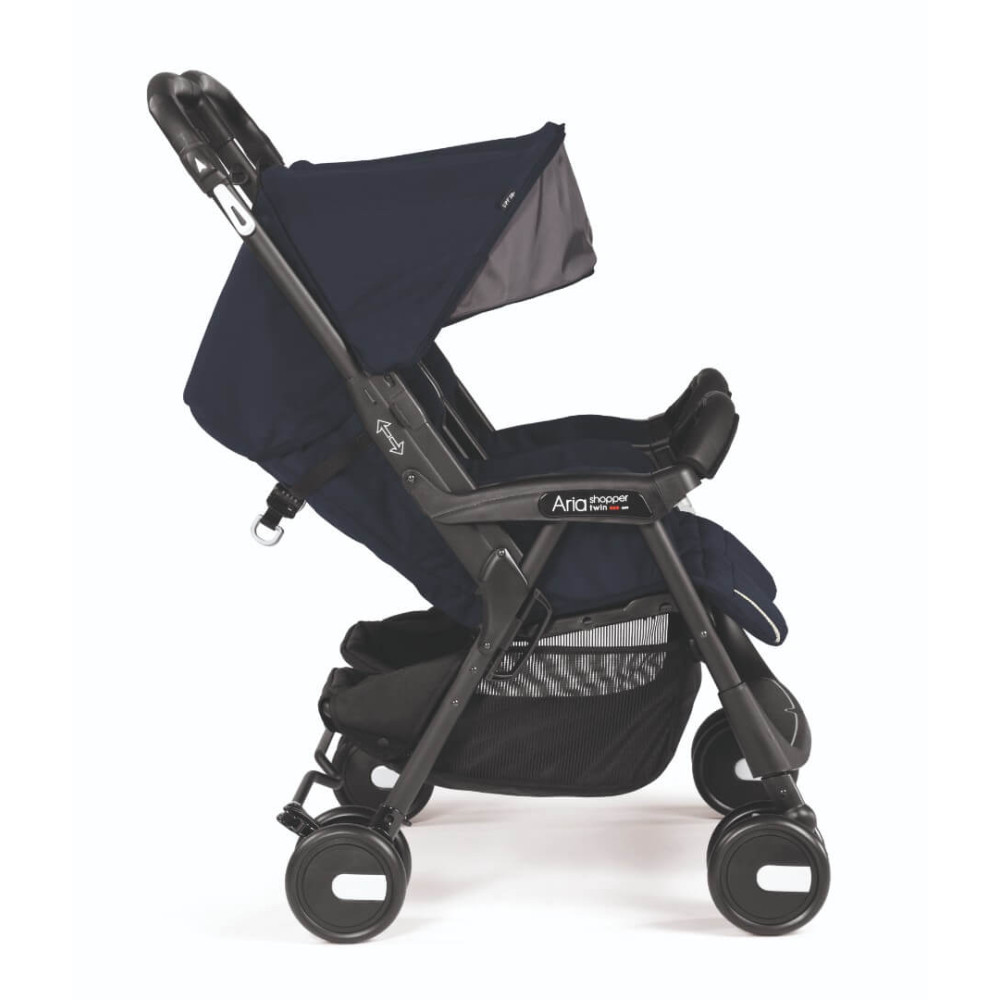 Коляска для двойни Peg-Perego Aria Shopper Twin Class Navy