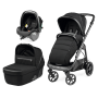 Детская коляска 3 в 1 Peg Perego Veloce Lounge Licorice Special edition