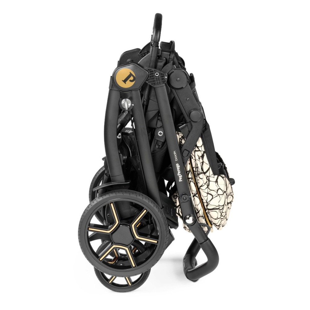 Коляска 3 в 1 Peg-Perego Book Lounge Modular Graphic Gold