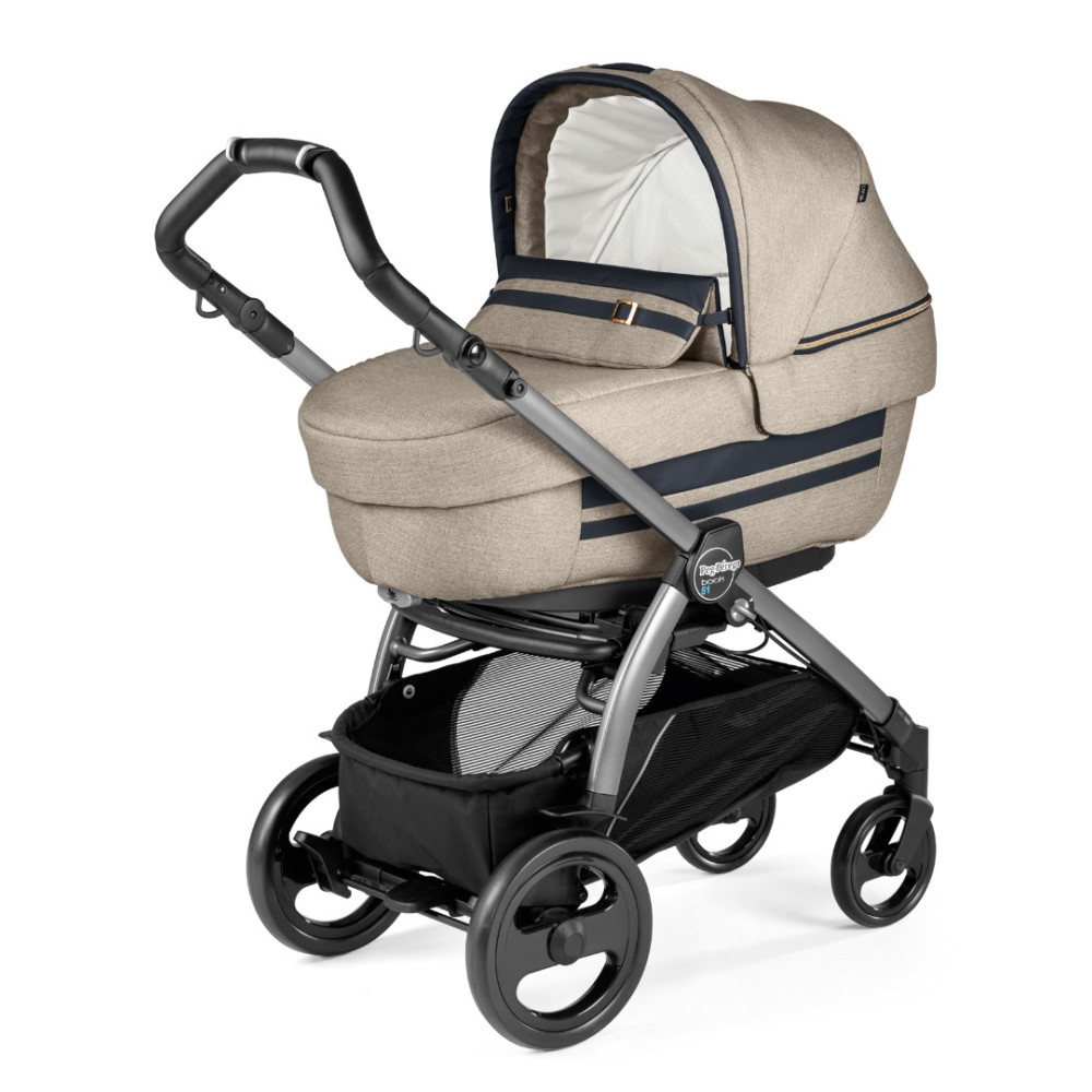 Коляска для новорожденных Peg-Perego Book 51 Elite Luxe Ecru