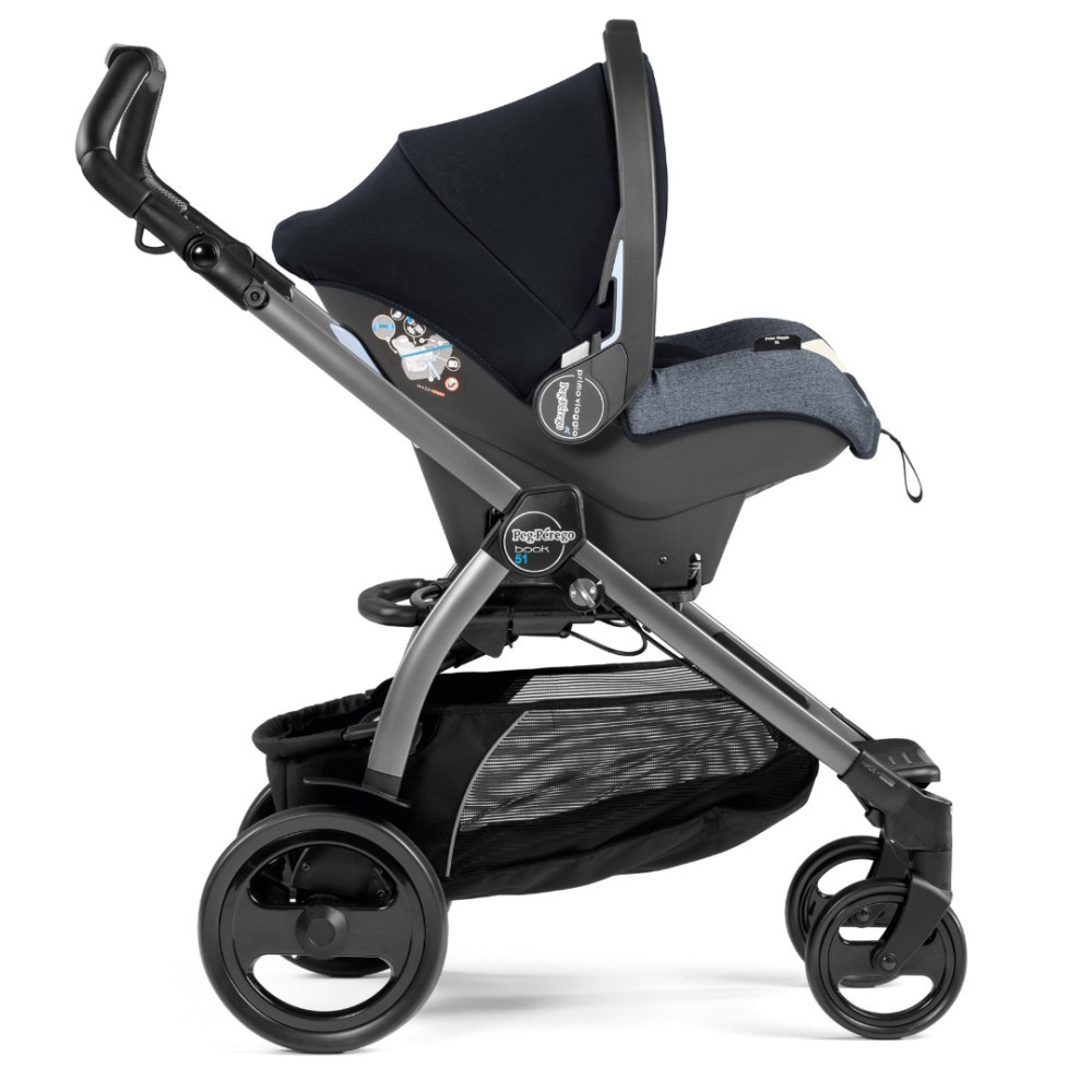 Коляска 3 в 1 Peg-Perego Book 51 Pop-Up SL Luxe Mirage