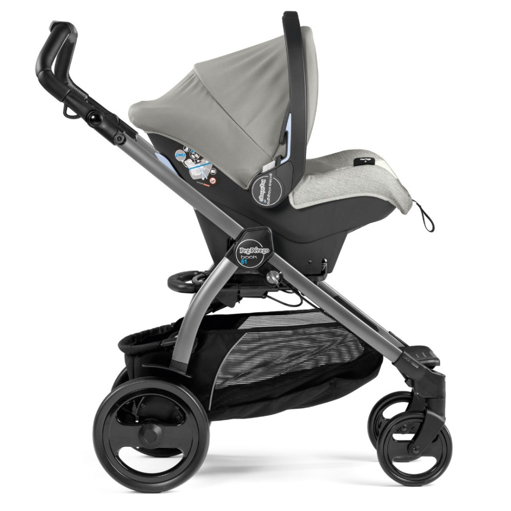 Коляска 3 в 1 Peg-Perego Book 51 Elite I-Size Luxe Pure