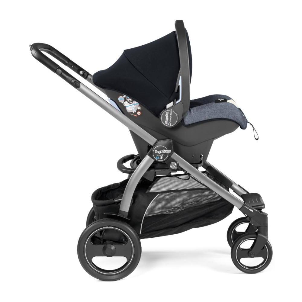 Коляска 3 в 1 Peg-Perego Book 51S Pop-Up SL Luxe Mirage