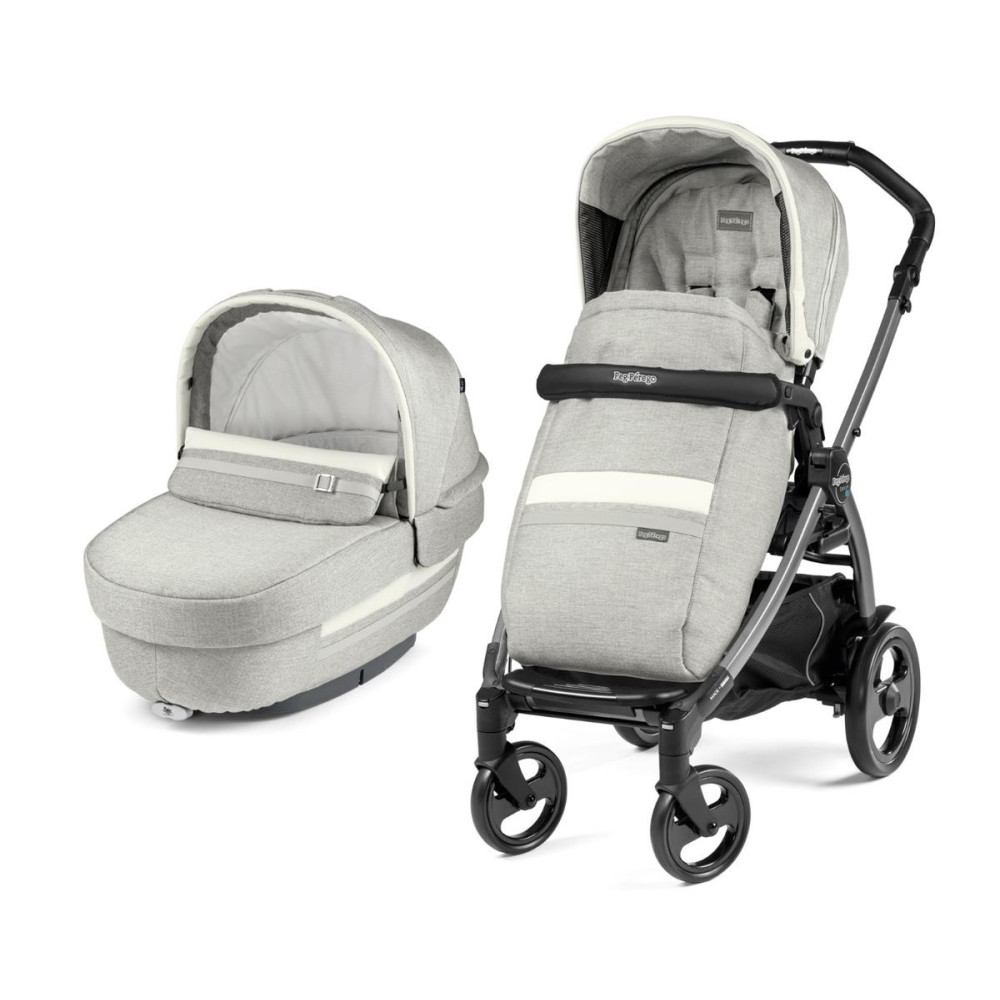 Коляска 2 в 1 Peg-Perego Book 51 Elite Combo Luxe Pure