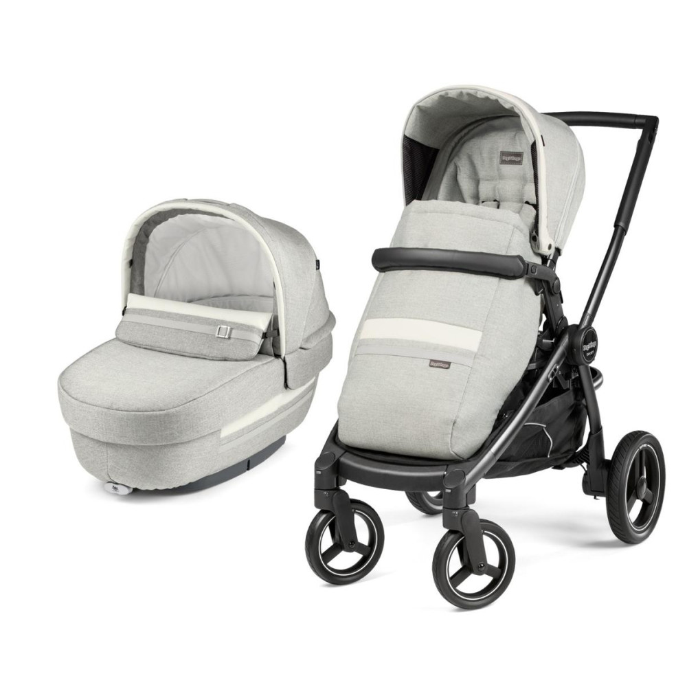 Коляска 3 в 1 Peg-Perego Team Elite i-Size Luxe Pure