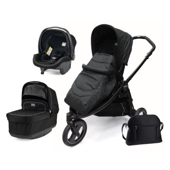 Коляска 3 в 1 Peg-Perego Book Scout Pop Up Onyx