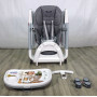 Стульчик для кормления Peg-Perego Tatamia Follow Me Wonder Grey