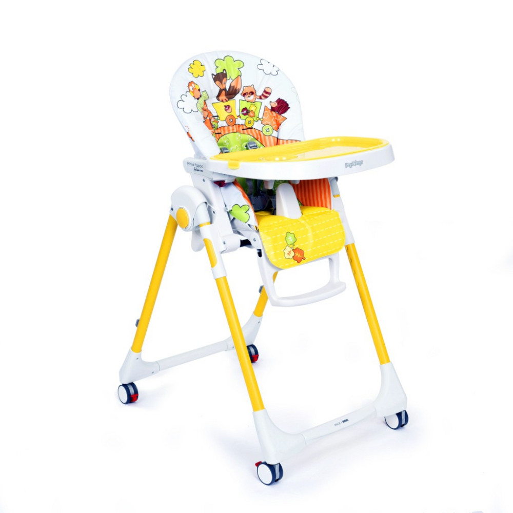 Стульчик для кормления Peg Perego Prima Pappa Follow Me Fox and Friends