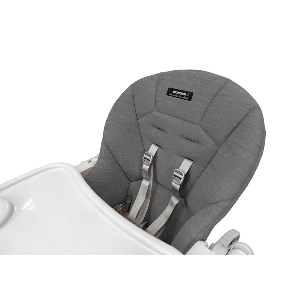 Стульчик для кормления Peg Perego Tatamia Follow Me Wonder Grey New