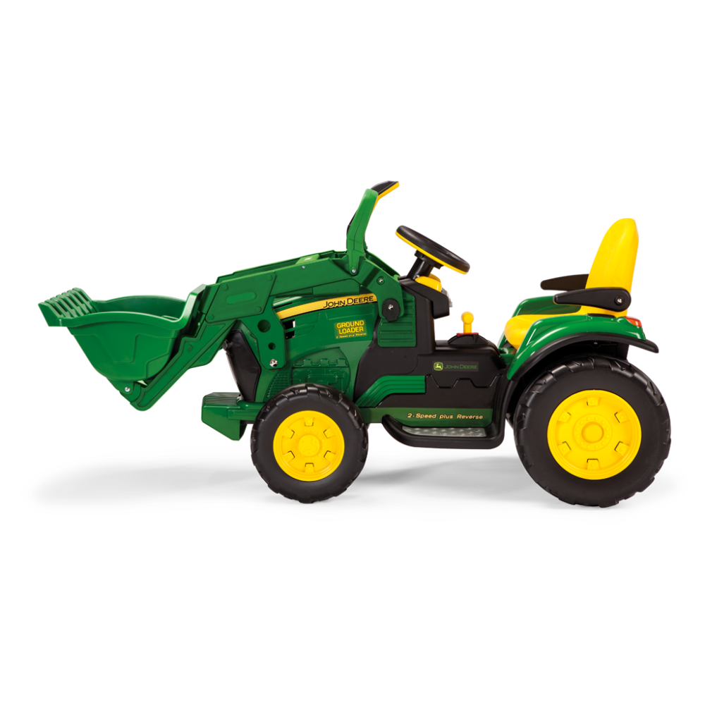 Детская машина трактор Peg-Perego John Deere Ground Loader c прицепом