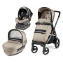 Коляска 3 в 1 Peg-Perego  Book 51S Elite i-Size Luxe Ecru