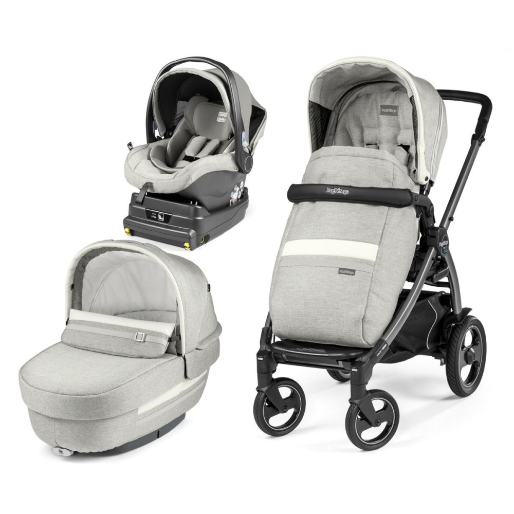 Коляска 3 в 1 Peg-Perego Book 51S Elite i-Size Luxe Pure