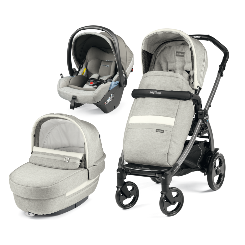 Коляска 3 в 1 Peg-Perego Book 51S Elite Lounge Luxe Pure