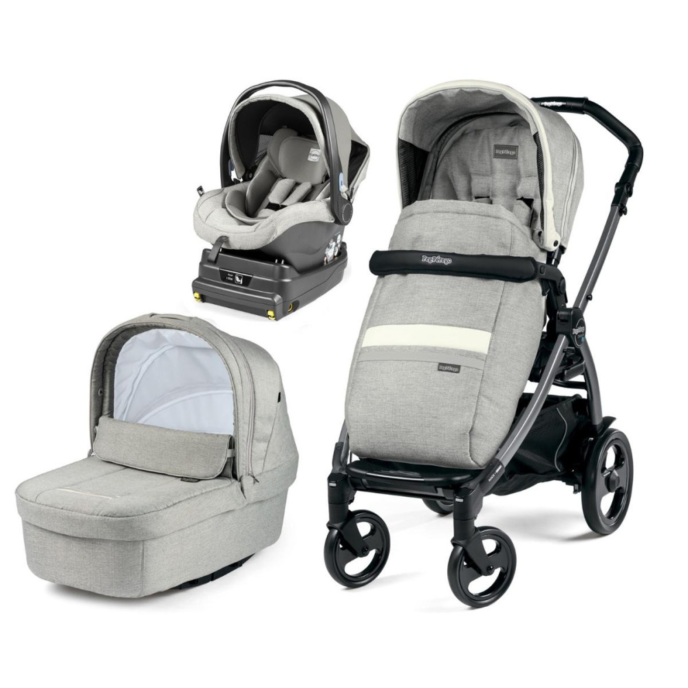 Коляска 3 в 1 Peg-Perego Book 51 Primonido i-Size Luxe Pure